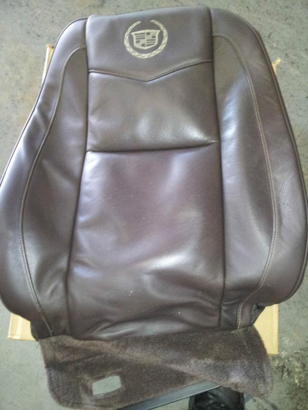 Cadillac escalade 2008 brown leather seat upholstery