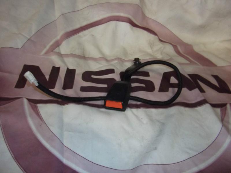 300zx z32 90-96 seat belt reciver black driver with wiring