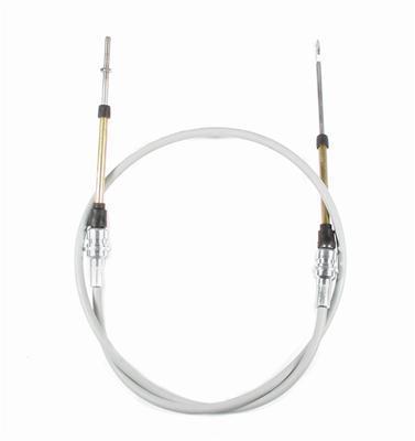 Hurst shifter cable 8 ft. length eyelet/threaded ends gray each 5000028