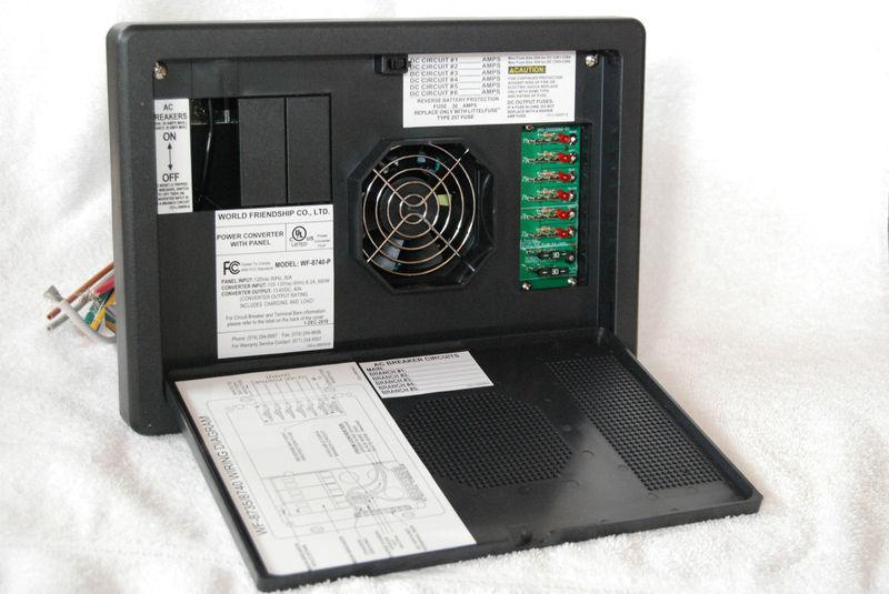 Wfco  40amp power converter charger (wf8740p) (black)