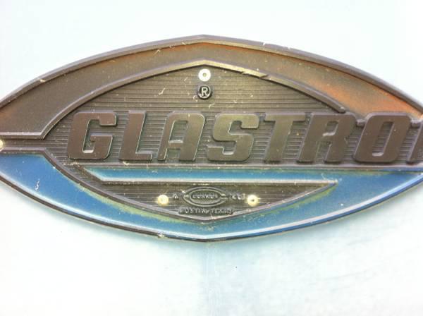 Glastron football-style hull emblems just twenty bucks for pair!