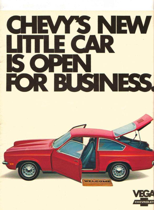 Purchase 1971 Chevrolet Vega Dealer Original Sales Brochure Catalog 20