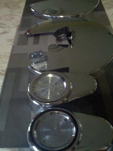 Harley Davidson axel covers and hub covers, US $30.00, image 3