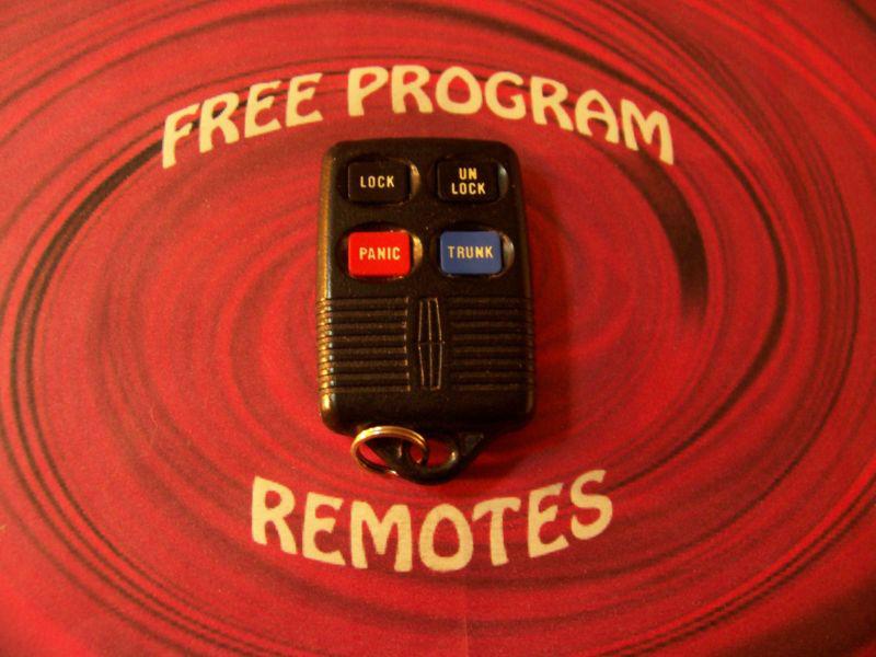 Keyless remote 92 93 94 lincoln town car continental p/n 3165189 gq43vt4t