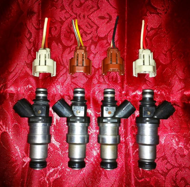 Purchase 440cc black top injectors turbo Honda, Nissan, Civic, Integra