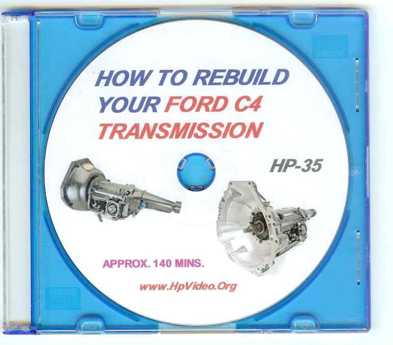 How to rebuild your ford c4 c5 automatic transmission video manual "dvd" 