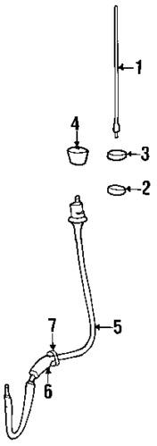 Jeep 4685301 genuine oem factory original mast nut