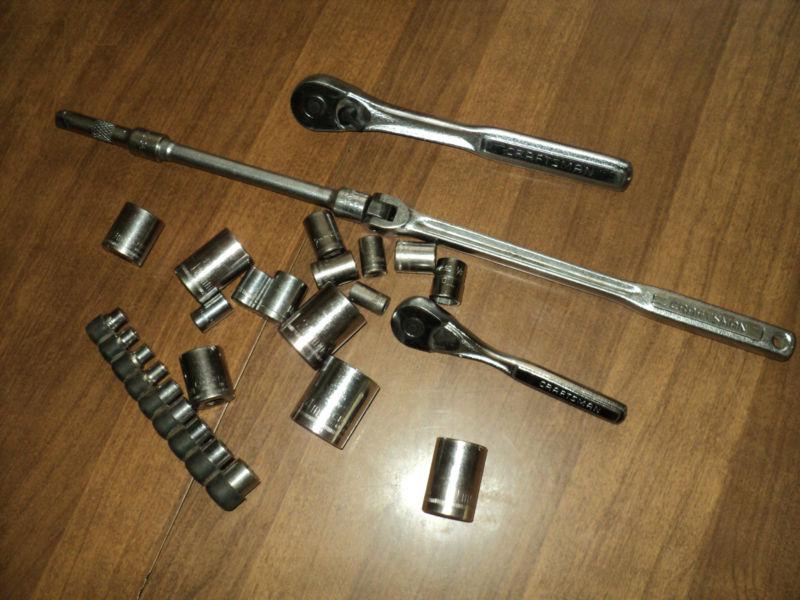 Miscellaneous tool lot craftsman metric, snap on, williams, armstrong, no name