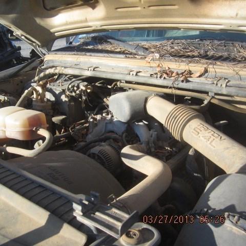 99 00 ford f250 super duty steering column column shift w/tilt