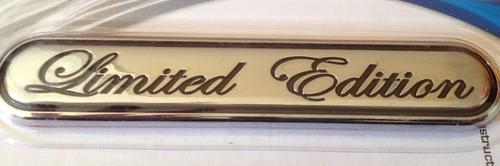 Chrome special limited edition emblem for car truck suv rear trunk side fender