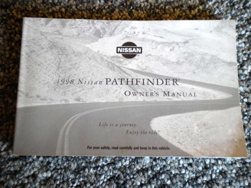 1998 nissan pathfinder owner's manual guide book