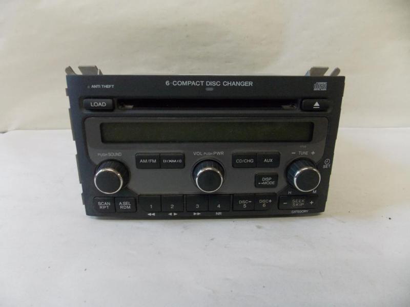 06-08 07 honda pilot ex-l 4wd radio 6 disc in dash 2006 2007 2008 #2722