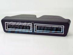 Louver, rectangle dual center, 2inch  inlets, [32-3]