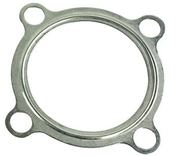 Turbo exhaust downpipe gasket, 4 bolt, ss 2.5" gt t3/t4 