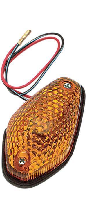 K&s teardrop marker light set dual filament amber