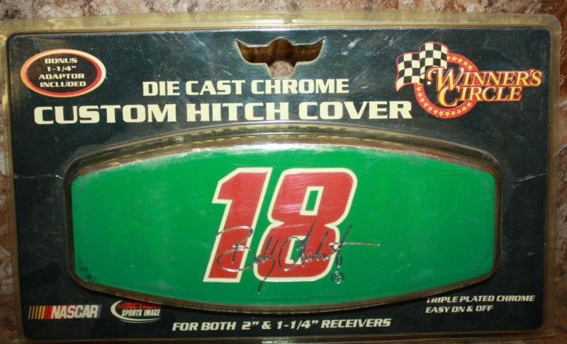 Bully 1.25" & 2" universal die cast chrome nascar hitch cover - 18 bobby labonte