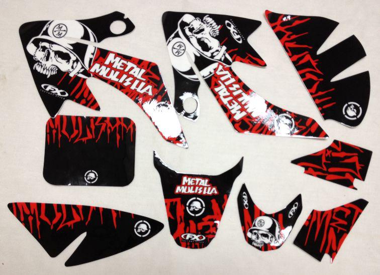 New motorcycle dirt pit bike parts honda crf50 3m graphic decal sticker 01
