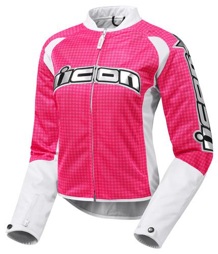Icon hooligan-2 glam womens jacket, pink, large/lg