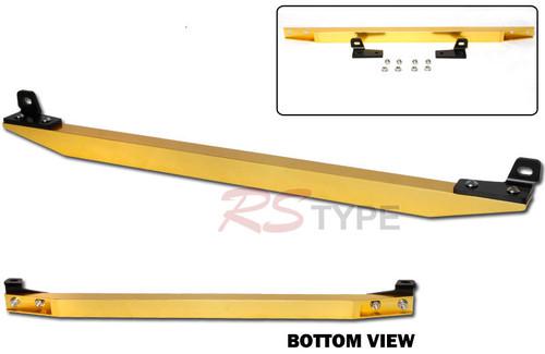 1993-1997 honda del sol aluminum rear lower tie bar gold 94 95 96