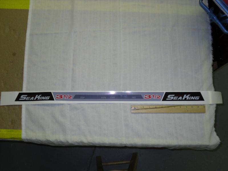 Decal for a 1966 and 1967 3 1/2 horse montgomery ward sea king