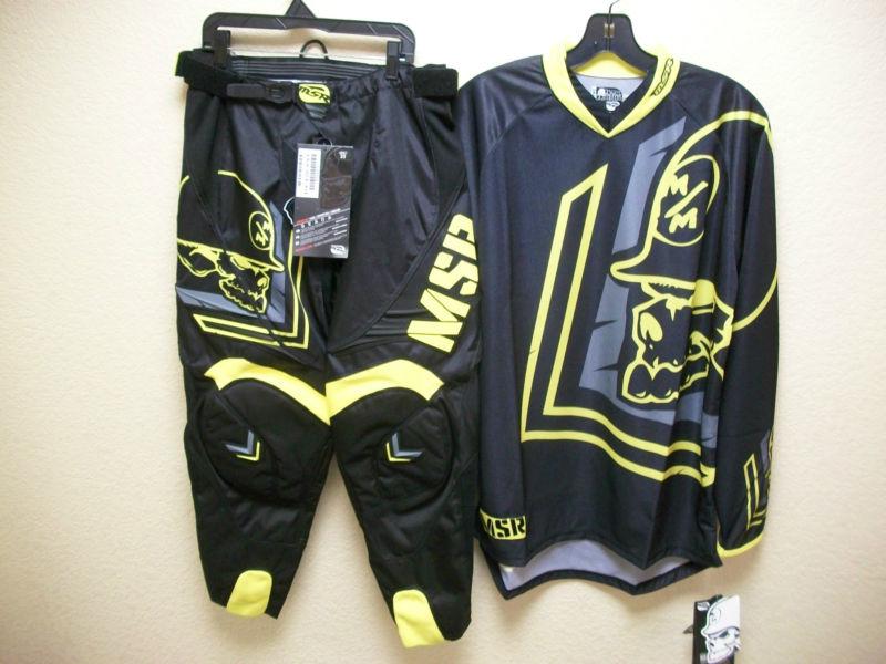 2014 msr metal mulisha scout jersey and pants motorcross gear mens small new!
