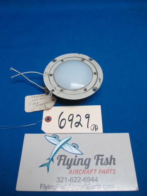 Grimes dome light ms25358-2 p/n: b-2281c-24 *works* (6929)