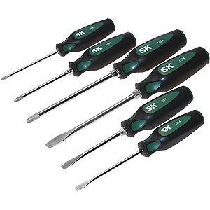 Sk 6pc soft grip screwdriver set, made in the usa! #86336