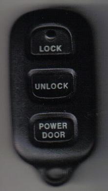 1999 2000 2001 2002 2003 toyota sienna van keyless remote gq43vt14t power door