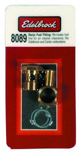 Edelbrock 8089 carburetor inlet fitting