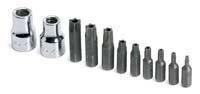 Sk 19767 11 piece tamper proof torx bit socket set