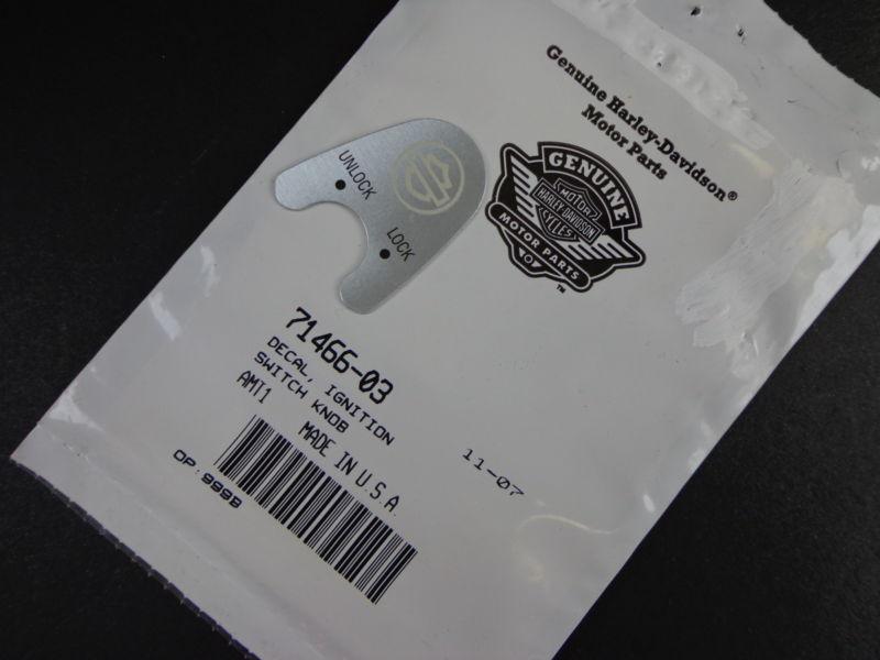Purchase Harley Davidson Ignition Switch Knob Decal 7146603 in Not Specified, US, for US 24.99