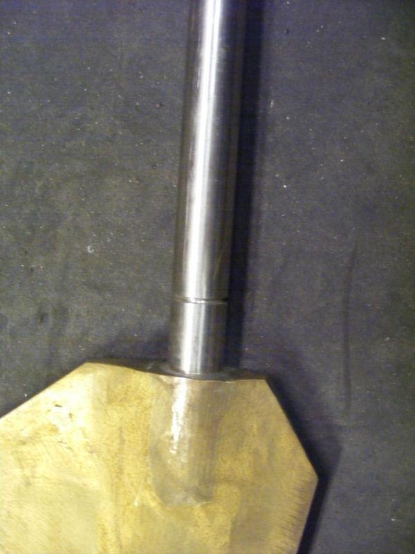 Purchase NEW Bronze Rudder 17 1/8 Tall Shaft 18 3/4 x 1 3/8 Cruisers