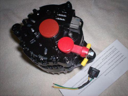 6g black high amp alternator / generator 92-91 90 89 87 ford bronco mustang 5.0l