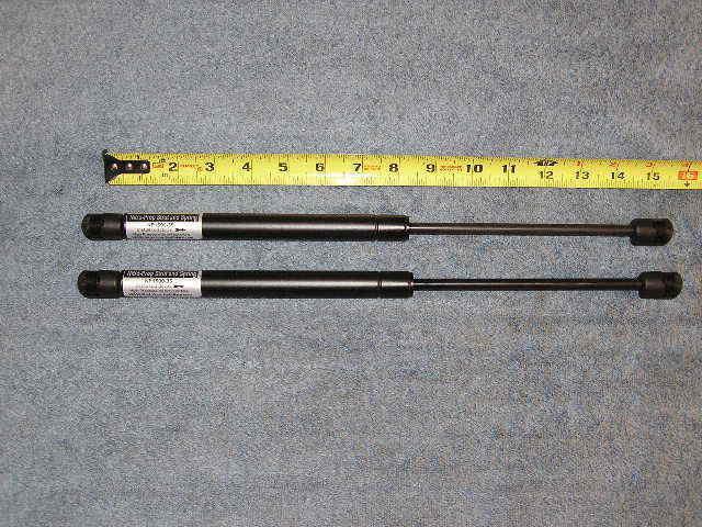 2ea 15" nitro-prop gas strut shock arm spring lift cylinder tube rep c16-18792