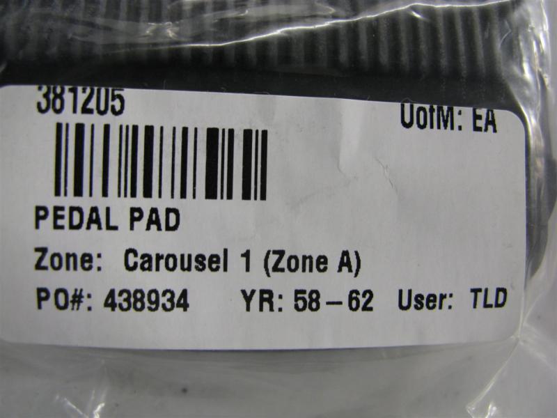 New Brake and Clutch Pedal Pads for 1958-1962 Corvette, US $1.00, image 2