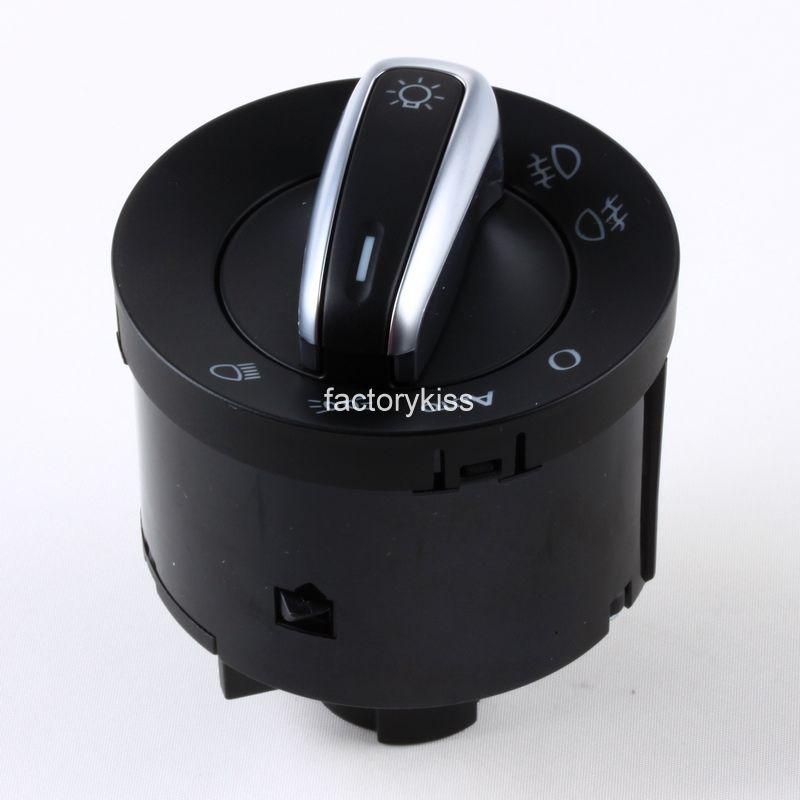Buy GSL VW Chrome Euro Head Light Switch Tiguan Touran Passat CC