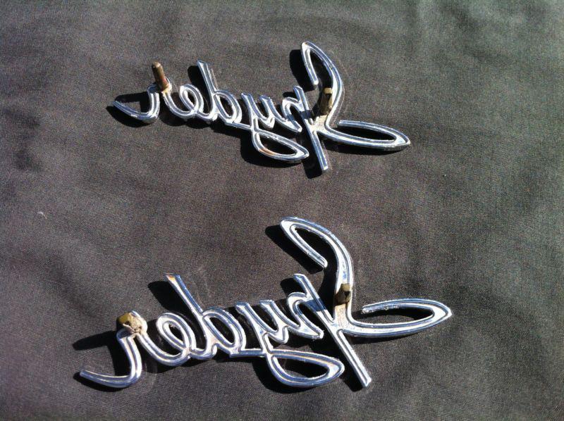 1962 Corvair Spyder Emblem Chrome Polished Used 1962-64, US $39.99, image 4