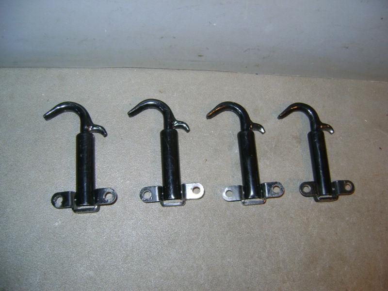 4 1930-1931 MODEL A FORD HOOD HOLD DOWN HOOK LATCH ~ BLACK, 2-HOLE ~ HOT RAT ROD, US $8.00, image 4
