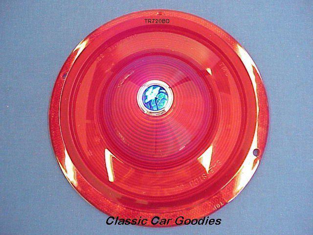 1957 ford tail light lenses blue dot (2) new t-bird too