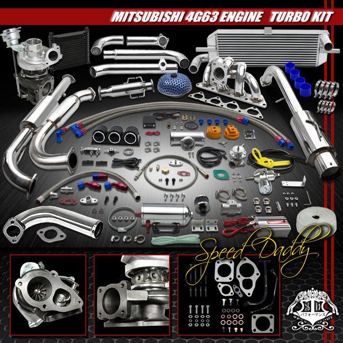 Buy TD05/DSM 2G 25PC TURBO KIT INTERCOOLER+MANIFOLD+CATBACK 9599 MIT