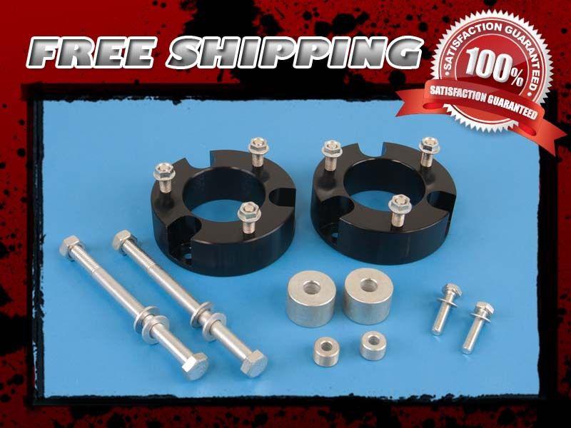 Buy Black Aluminum Block Lift Kit Front 2" W/ Differential Skid Plate