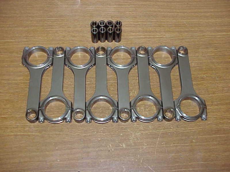 Carrillo h- beam 6.200" rods & casidiam coated wristpins  nascar arca nhra  