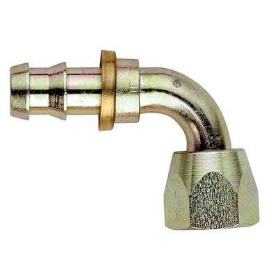 Aeroquip socketless hose end -8 an socketless barb female 90 degree fbm1443