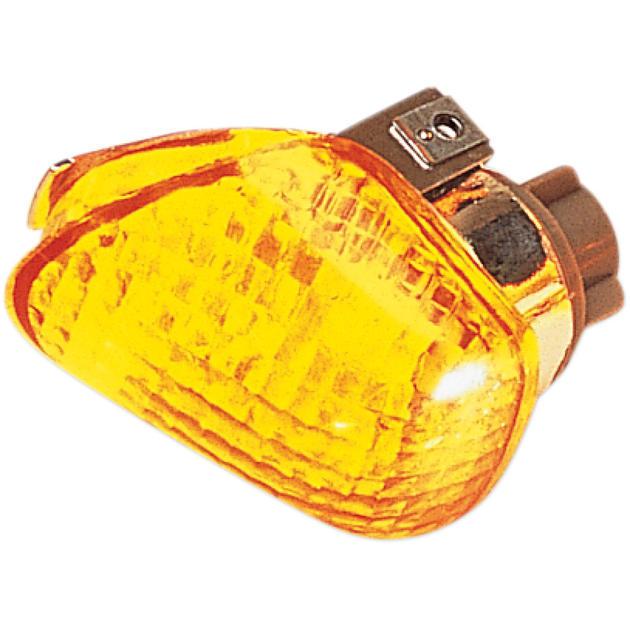 K&s dot turn signal d/f front right chrome amber fits honda cbr600f2 1991-1994