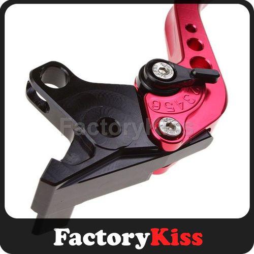 Short Brake Clutch Levers for Suzuki GSXR 1000 2007-2008 Red, US $29.98, image 3