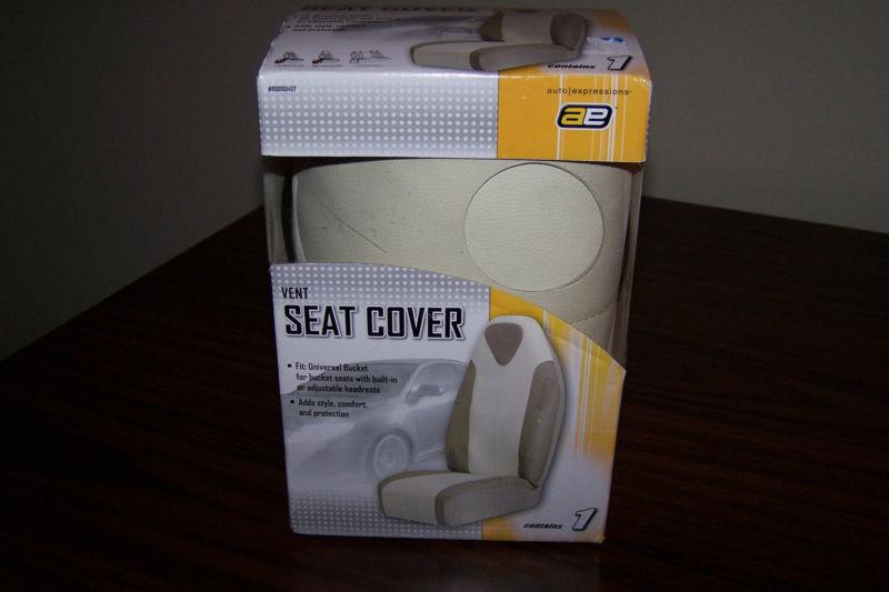 Buy Auto Expressions "Vented" Deluxe Seat Cover, Universal Bucket