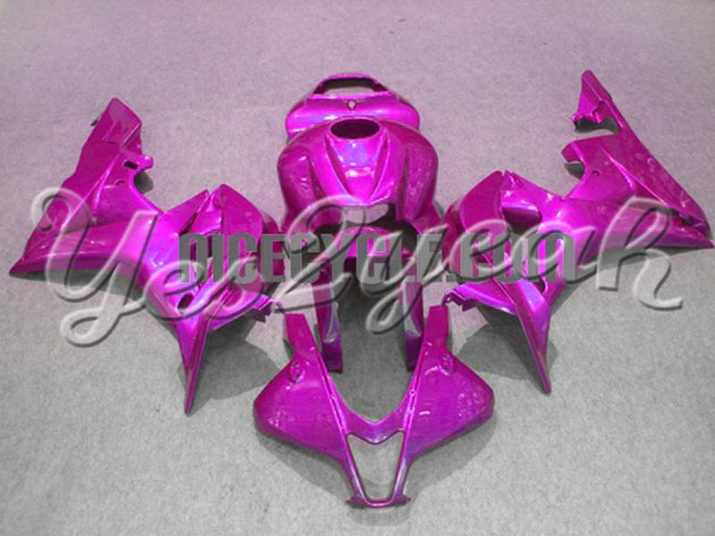 Injection molded fit 2007 2008 cbr600rr 07 08 all purple fairing zn117