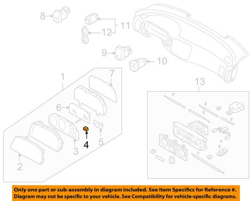 Subaru oem 1998 impreza cluster switches-clock 85201fa010