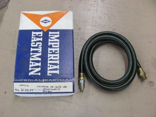 New imperial eastman oil filter line kit 36&#034; universal u-36-ft
