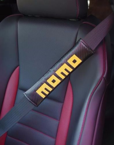 Pair for  seat belt shoulder protectors pads momo style car truck suv